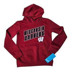 Gen2 Wisconsin Badgers Hoodie NEW NWT Youth M 10/12 UW-Madison